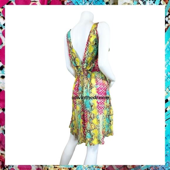 LULI FAMA SMOKE SHOW V Neck Short Dress $140.00 - Picture 9 of 11